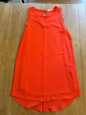 Bright Orange Coral Women's Dress